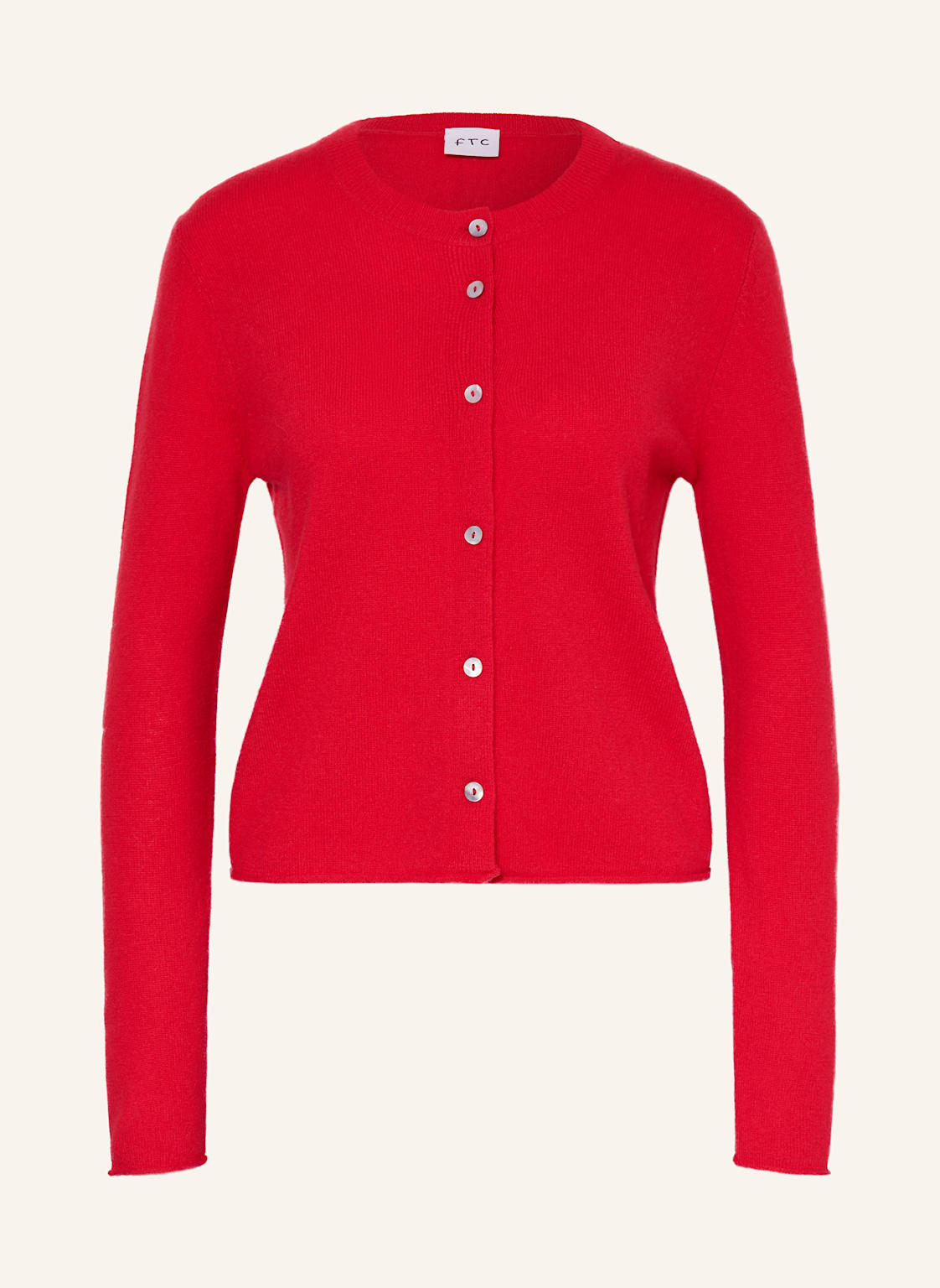 Ftc Cashmere Strickjacke Aus Cashmere rot Ftc Cashmere Strickjacke Aus Cashmere rot von FTC CASHMERE