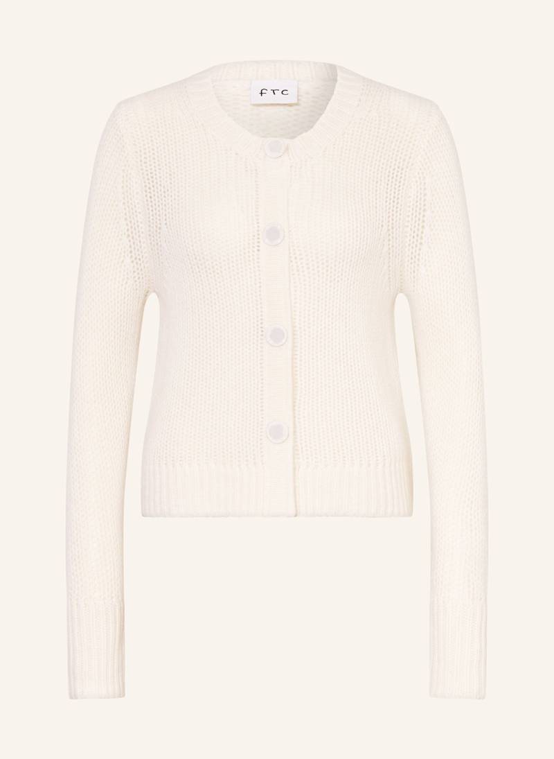 Ftc Cashmere Strickjacke Aus Cashmere weiss von FTC CASHMERE