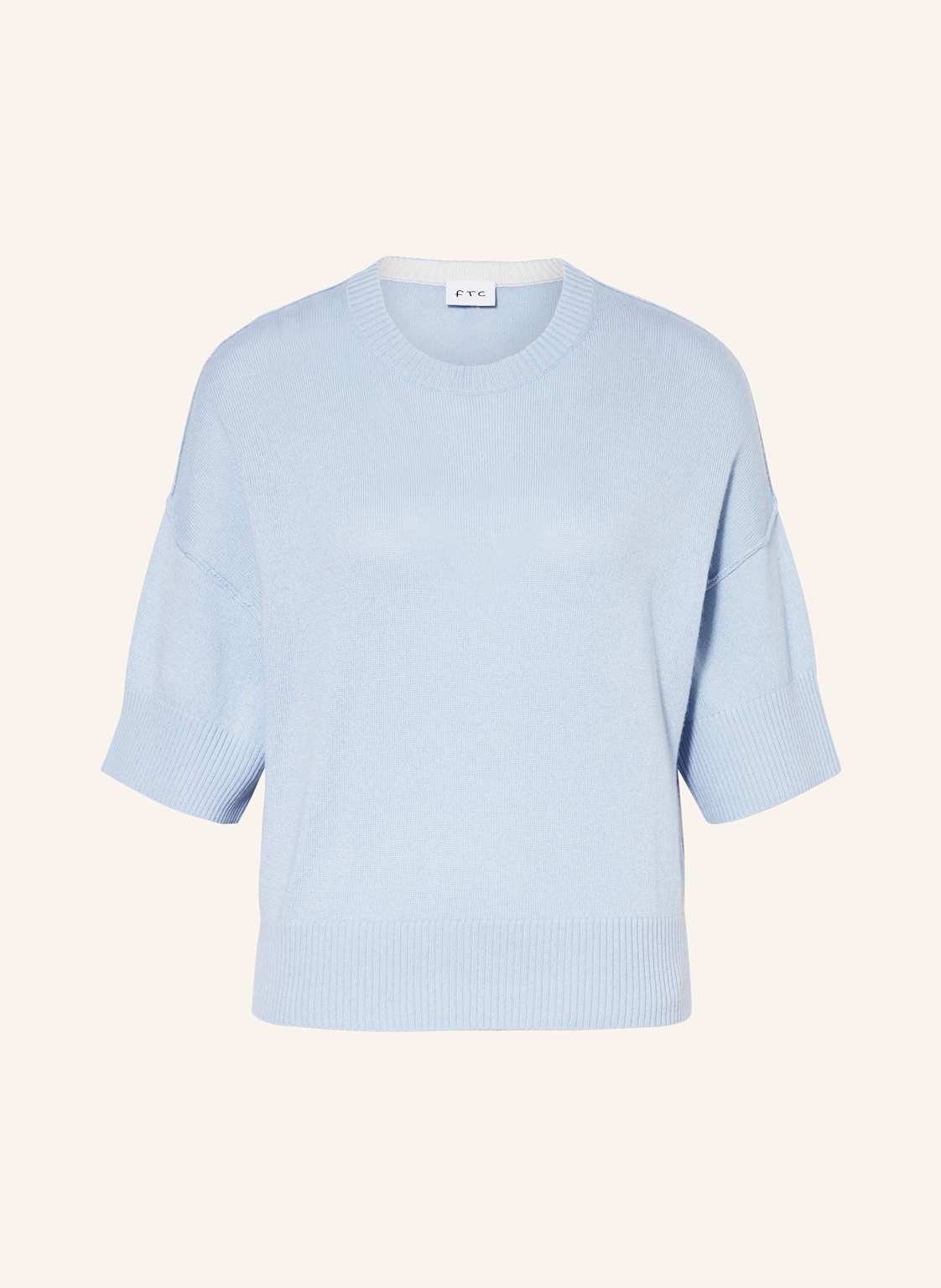 Ftc Cashmere Strickshirt Mit Cashmere blau von FTC CASHMERE