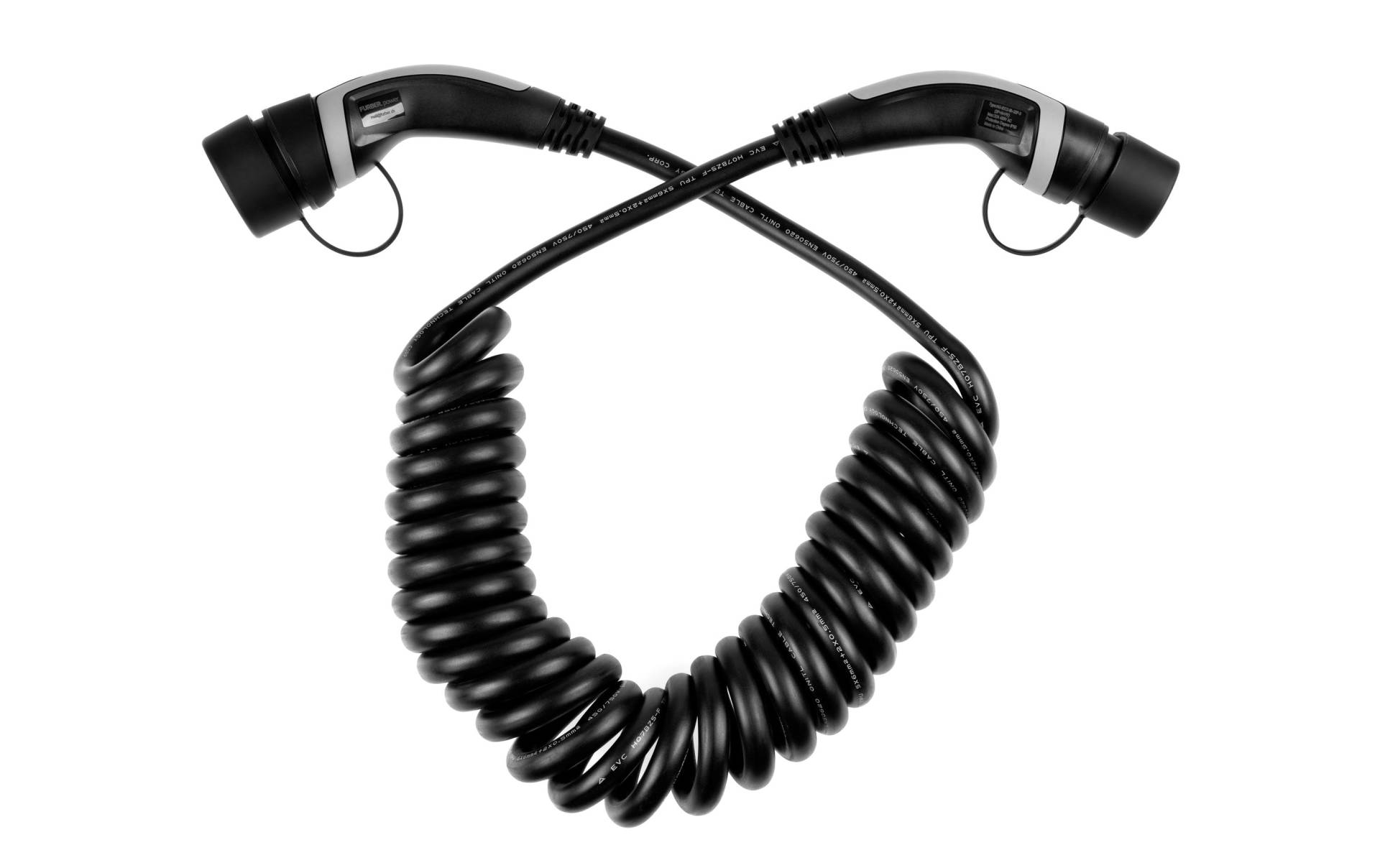 FURBER Autoladekabel »ODIN Typ 2 22kW 7 m Spiral«, 700 cm FURBER Autoladekabel »ODIN Typ 2 22kW 7 m Spiral«, 700 cm von FURBER