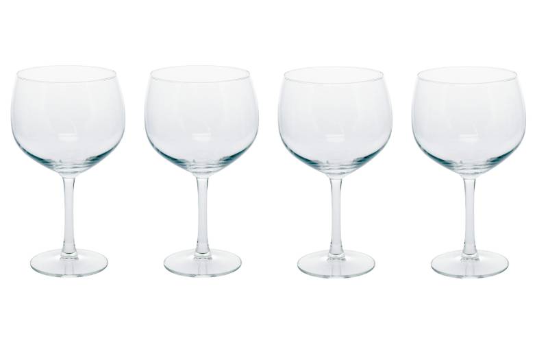 FURBER Schnapsglas »650 ml, 4 Stück, Transparent«, (4 tlg.) von FURBER