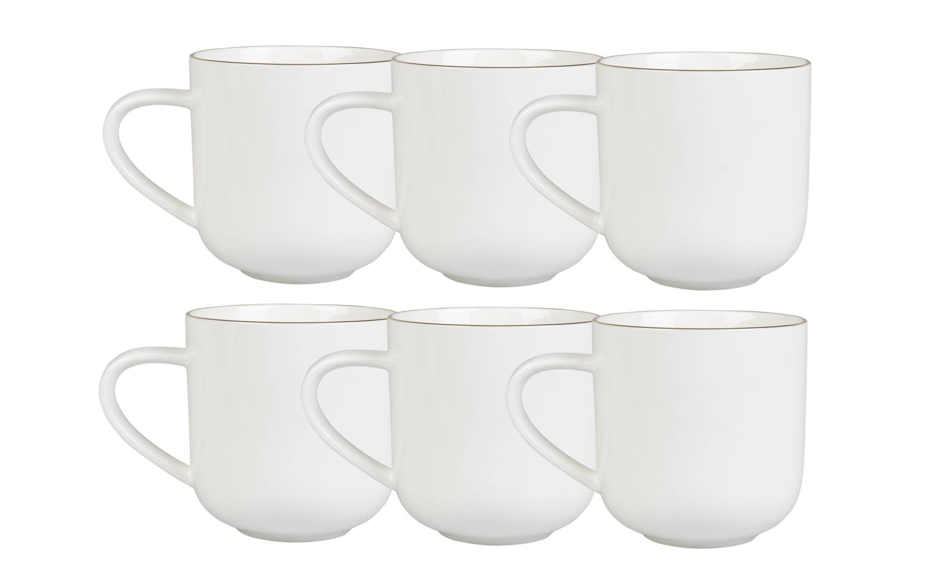 FURBER Tasse »400 ml, 6 Stück, Weiss/Goldfarben«, (20 tlg.) FURBER Tasse »400 ml, 6 Stück, Weiss/Goldfarben«, (20 tlg.) von FURBER