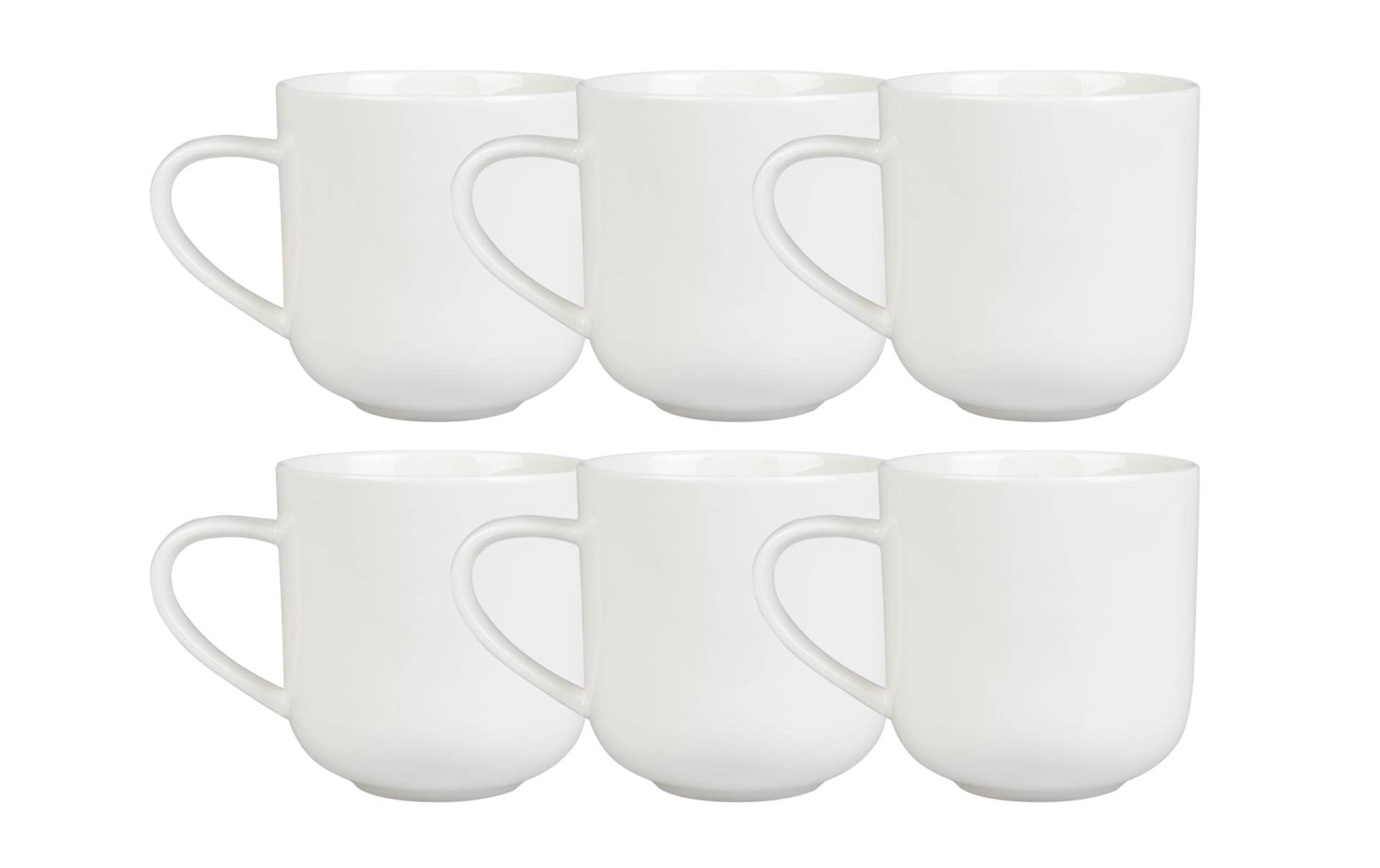 FURBER Tasse »400 ml, 6 Stück, Weiss«, (6 tlg.) von FURBER