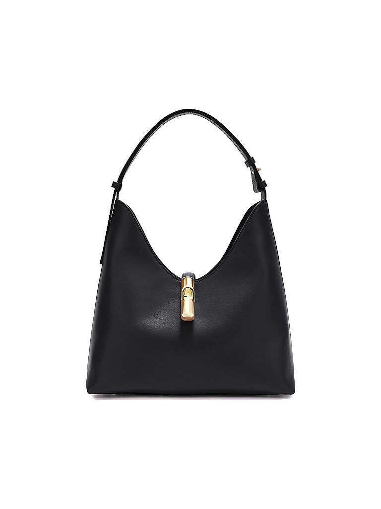 FURLA Ledertasche - Hobo Bag GOCCIA Medium schwarz von FURLA