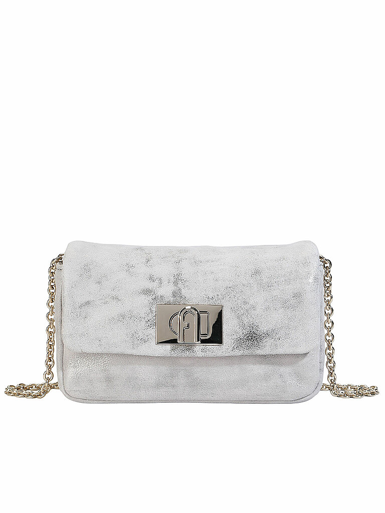 FURLA Ledertasche - Mini Bag 1927  silber von FURLA