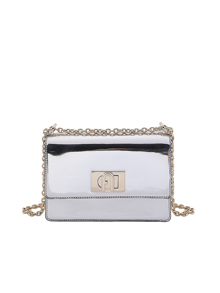 FURLA Ledertasche - Mini Bag 1927 silber von FURLA