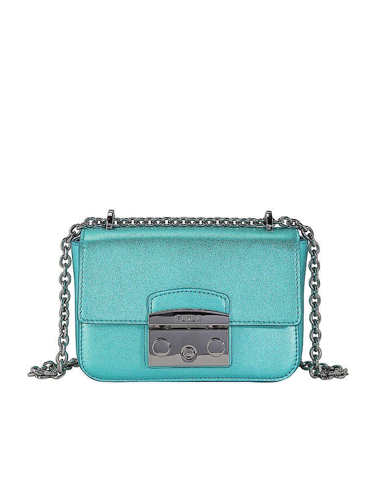 FURLA Ledertasche - Mini Bag METROPOLIS hellblau von FURLA