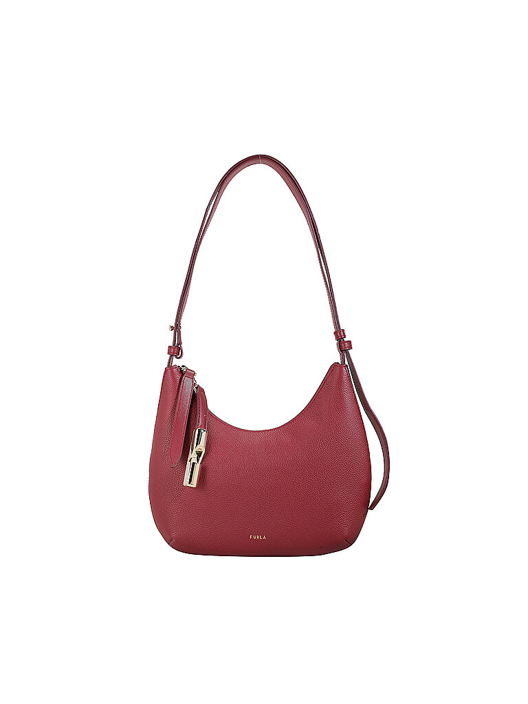 FURLA Ledertasche - Schultertasche GOCCIA Small rot von FURLA