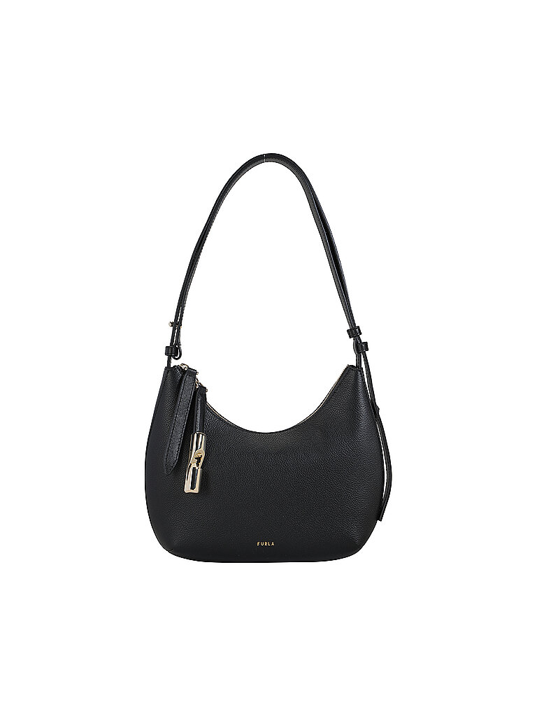 FURLA Ledertasche - Schultertasche GOCCIA Small schwarz von FURLA