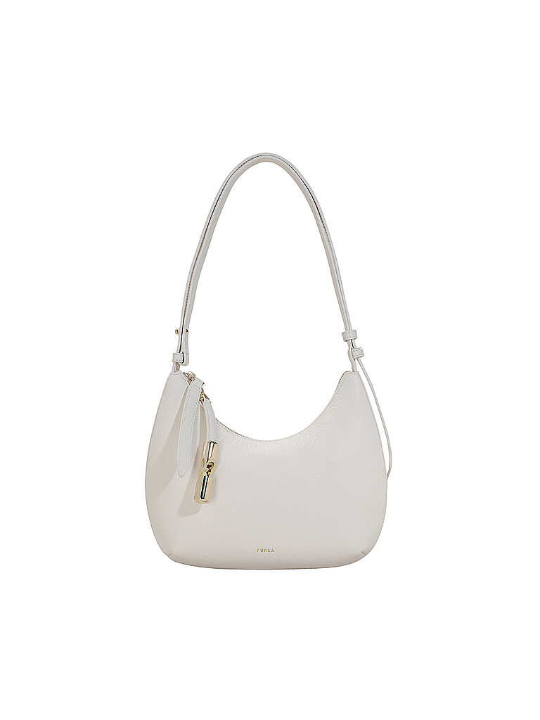 FURLA Ledertasche - Schultertasche GOCCIA Small weiss von FURLA