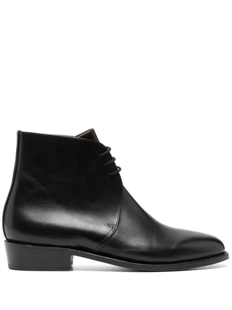 FURSAC 30mm lace-up ankle boots - Black von FURSAC