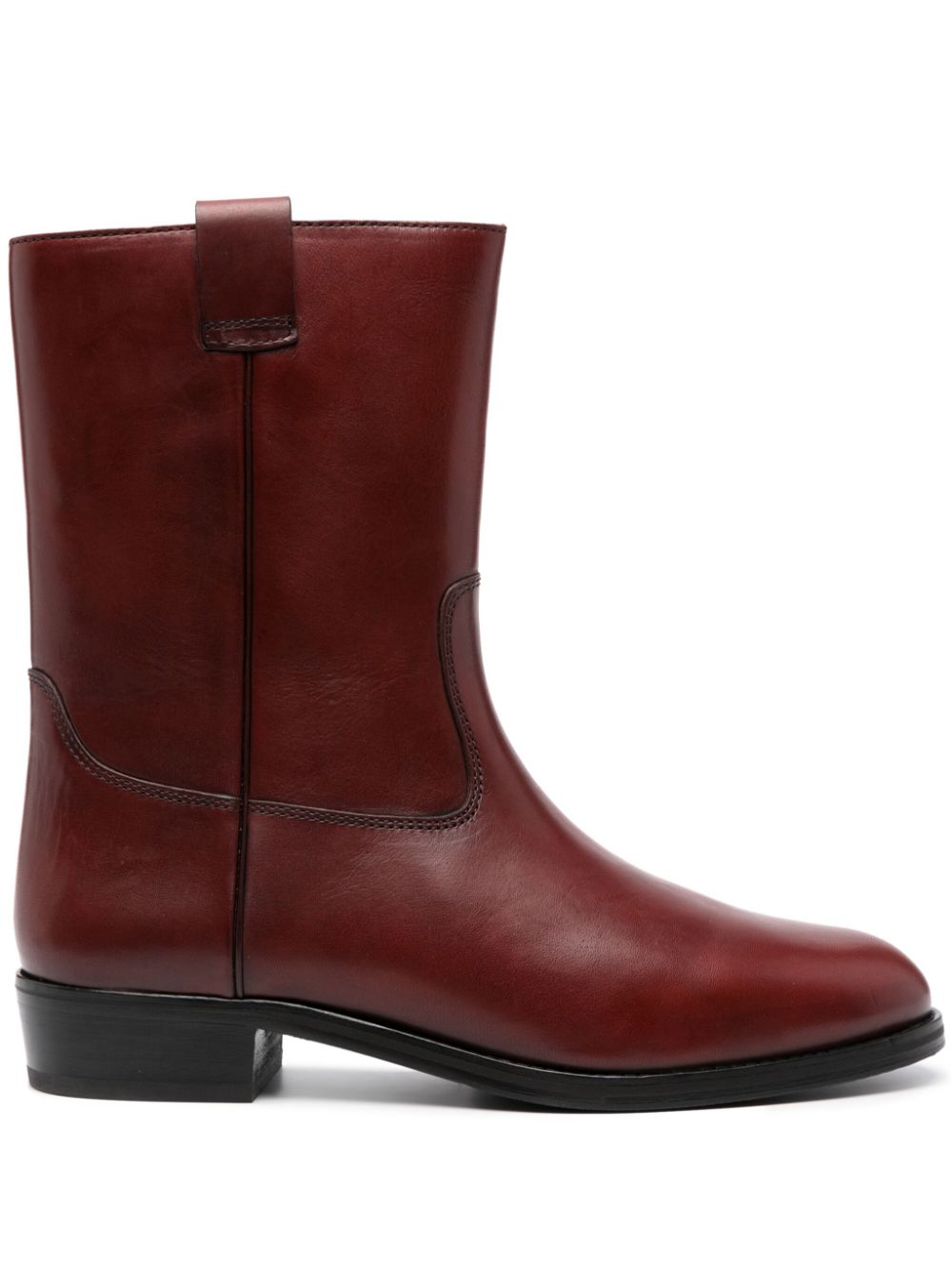 FURSAC Camargue-style leather boots - Red von FURSAC