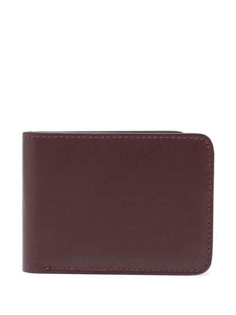 FURSAC bi-fold leather wallet - Red von FURSAC