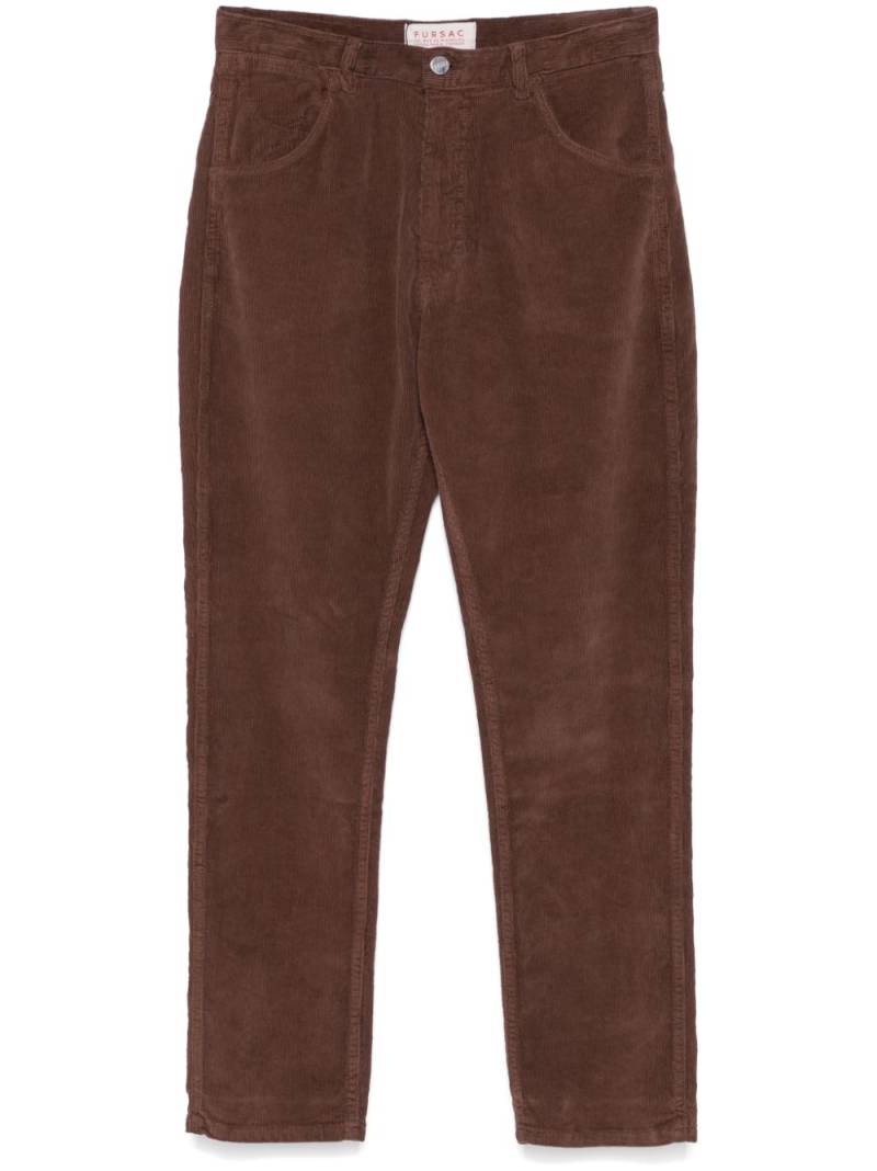 FURSAC corduroy trousers - Brown von FURSAC