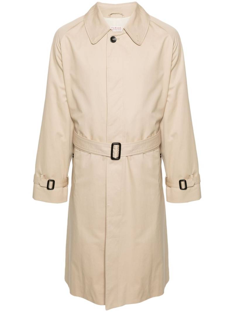 FURSAC cotton twill trench coat - Neutrals von FURSAC