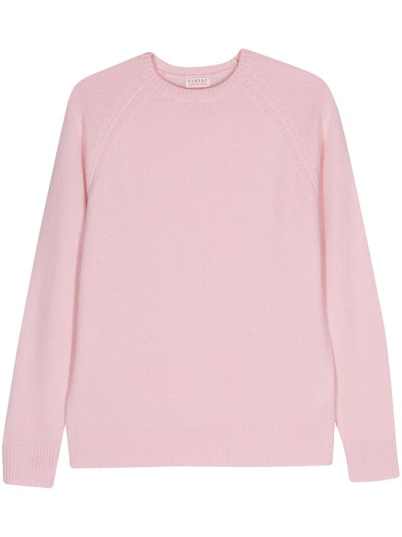 FURSAC fine-knit crew-neck jumper - Pink von FURSAC