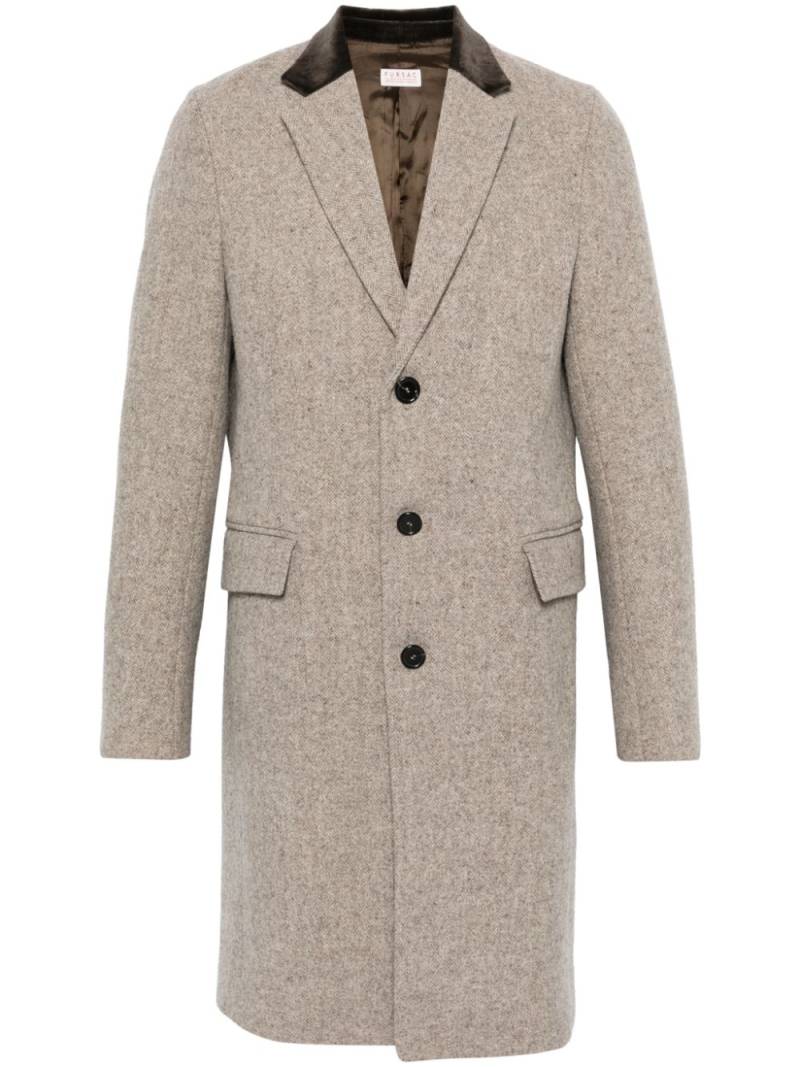 FURSAC herringbone coat - Neutrals von FURSAC