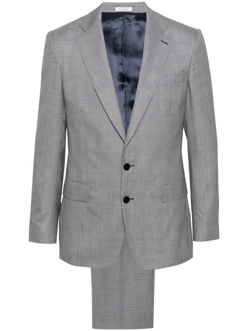 FURSAC houndstooth checked suit - Blue von FURSAC