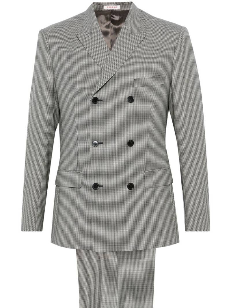 FURSAC houndstooth-pattern suit - Black von FURSAC