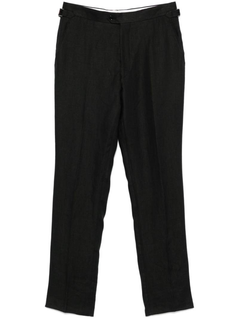 FURSAC linen trousers - Black von FURSAC