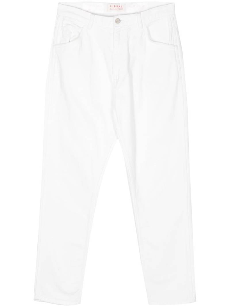 FURSAC logo-embroidered jeans - White von FURSAC