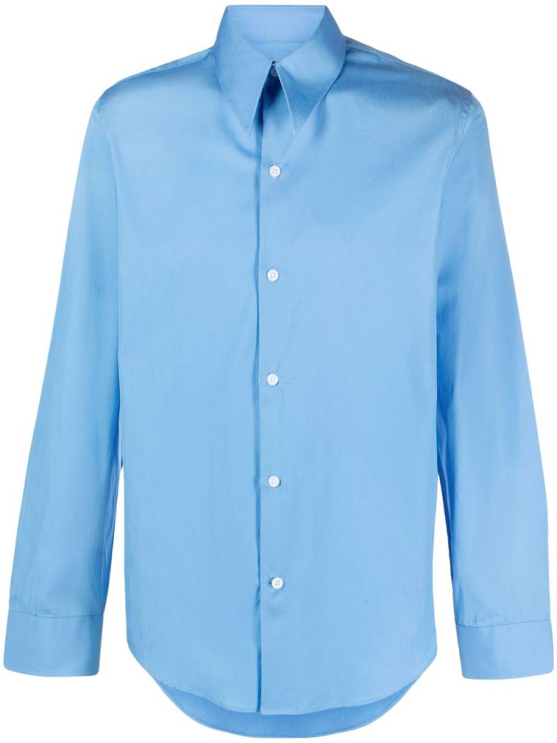 FURSAC long-sleeve cotton shirt - Blue von FURSAC