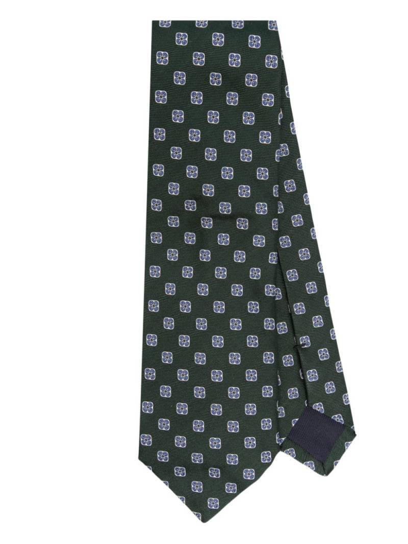 FURSAC patterned-jacquard tie - Green von FURSAC