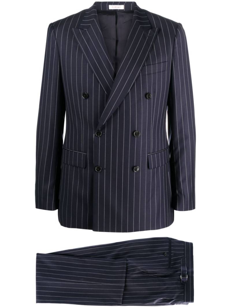 FURSAC pinstripe-print double-breasted suit - Blue von FURSAC