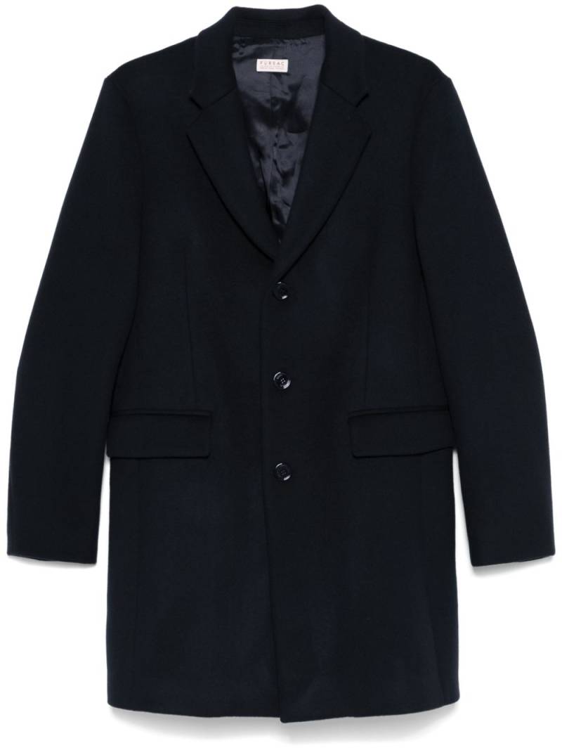 FURSAC single-breasted coat - Blue von FURSAC