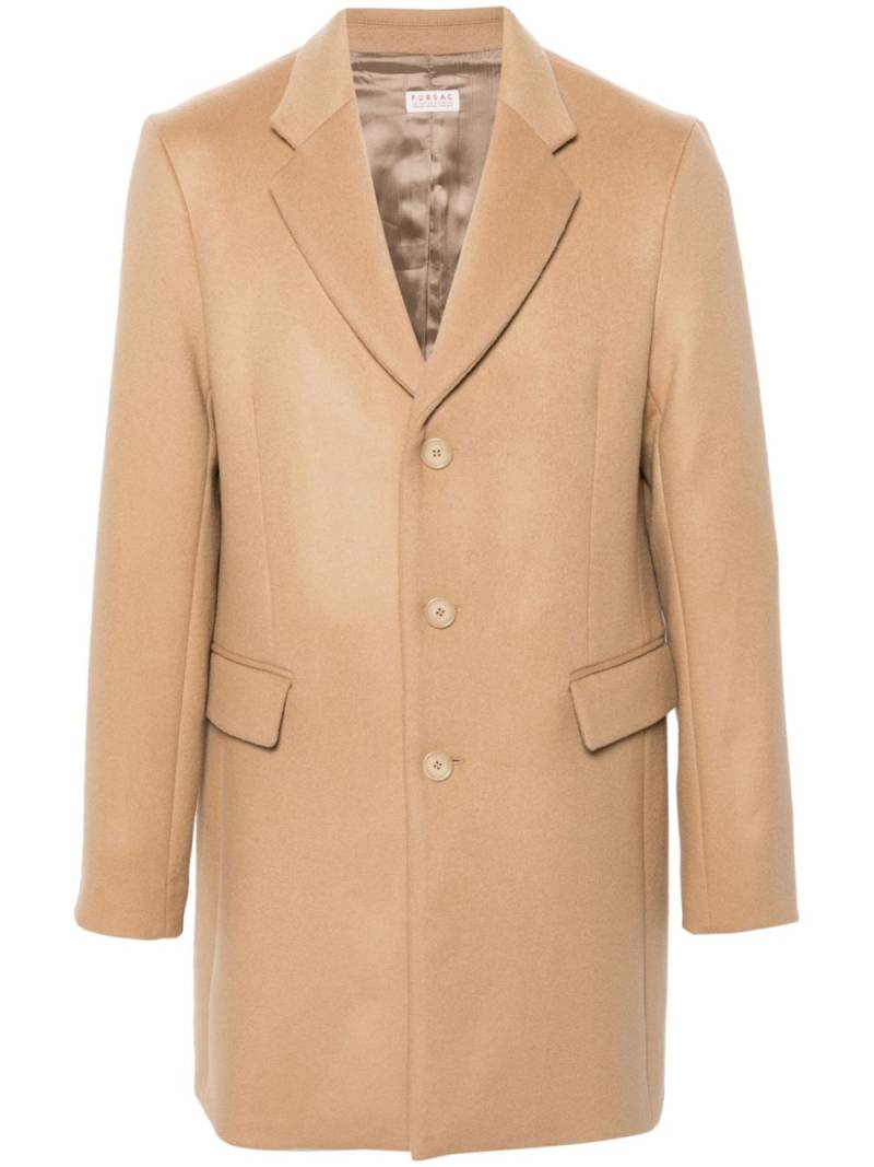 FURSAC single-breasted coat - Neutrals von FURSAC