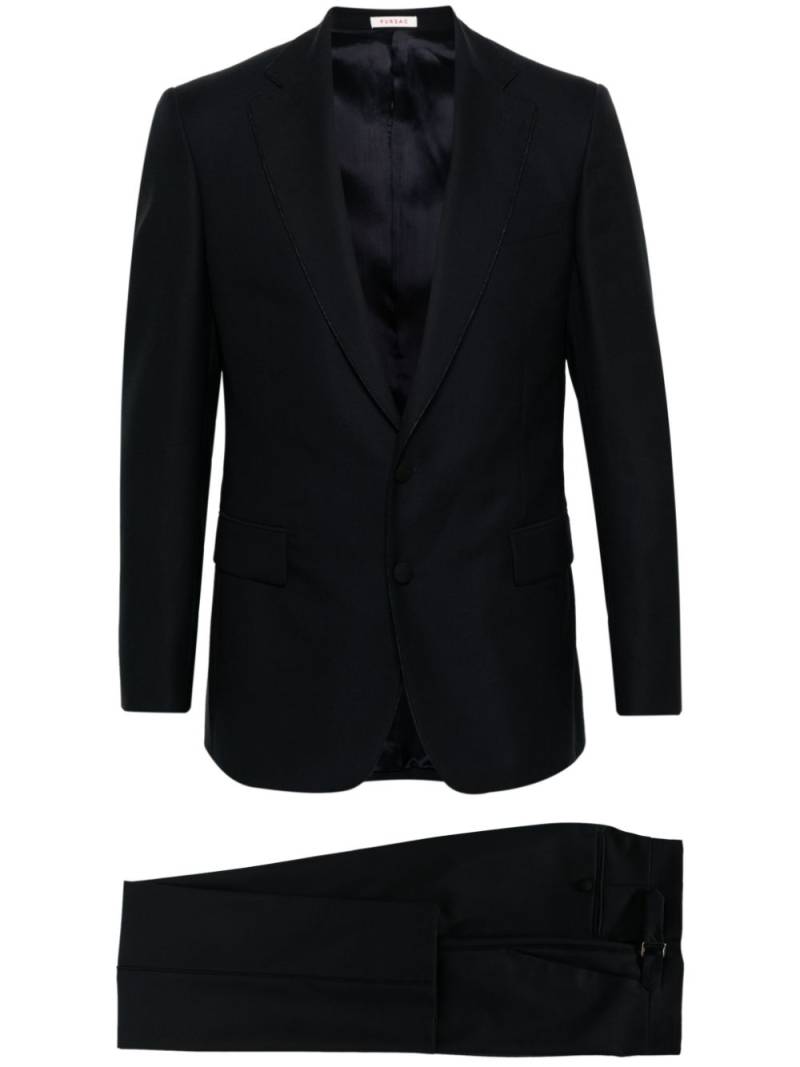 FURSAC single-breasted faille wool tuxedo - Blue von FURSAC