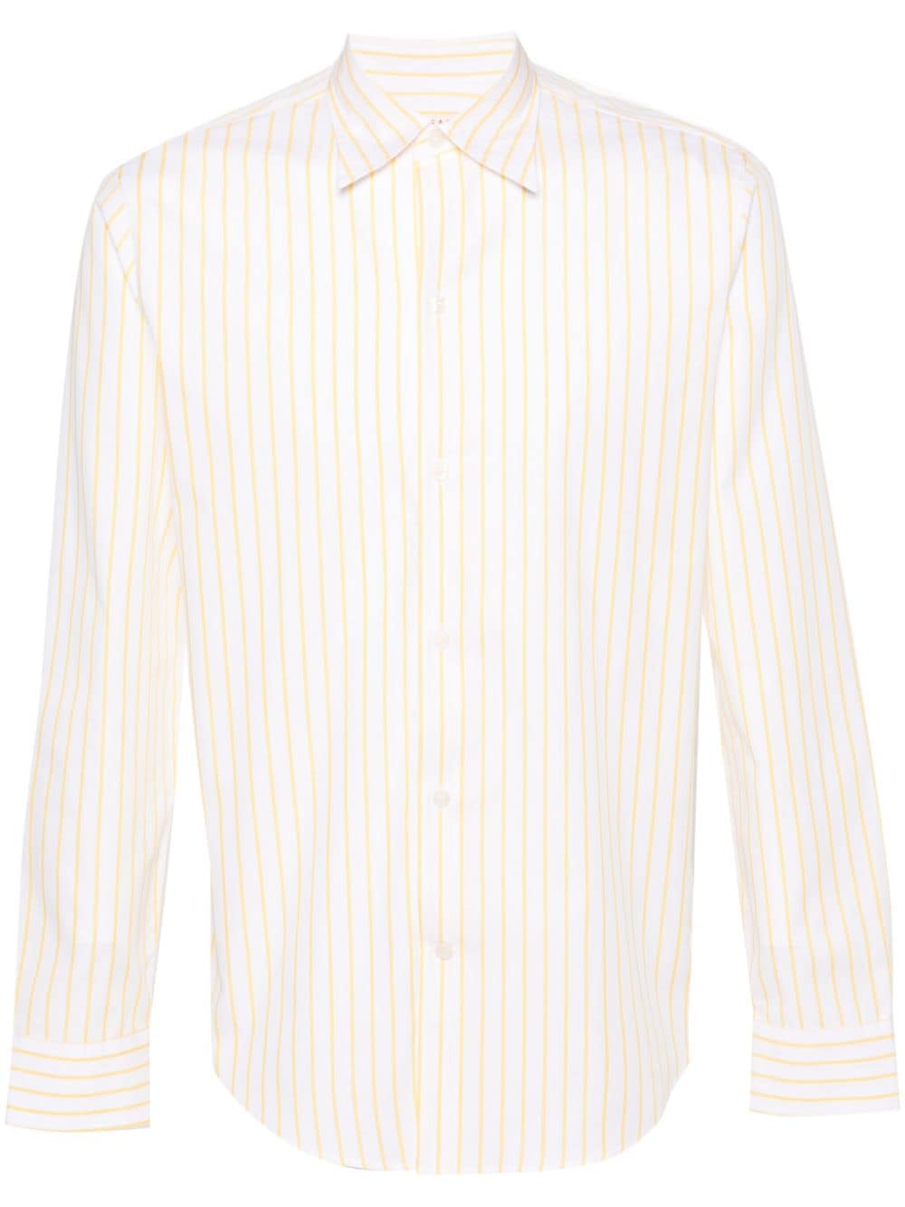 FURSAC striped cotton shirt - Yellow von FURSAC