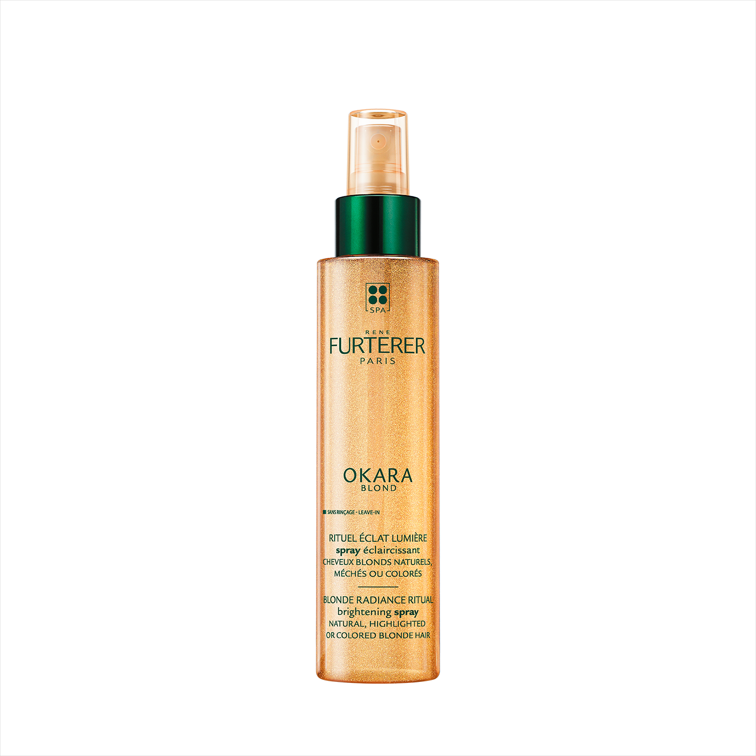 Okara Blond Aufhellendes Spray - Naturblondes, Gesträhntes Oder Blond Gefärbtes Haar Damen  150 ml von FURTERER