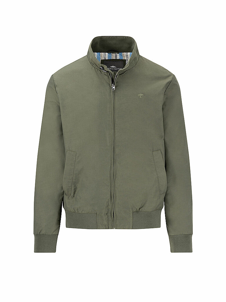 FYNCH HATTON Blouson  olive | 4XL von FYNCH HATTON