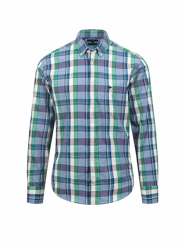 FYNCH HATTON Hemd Casual Fit grün | 4XL von FYNCH HATTON