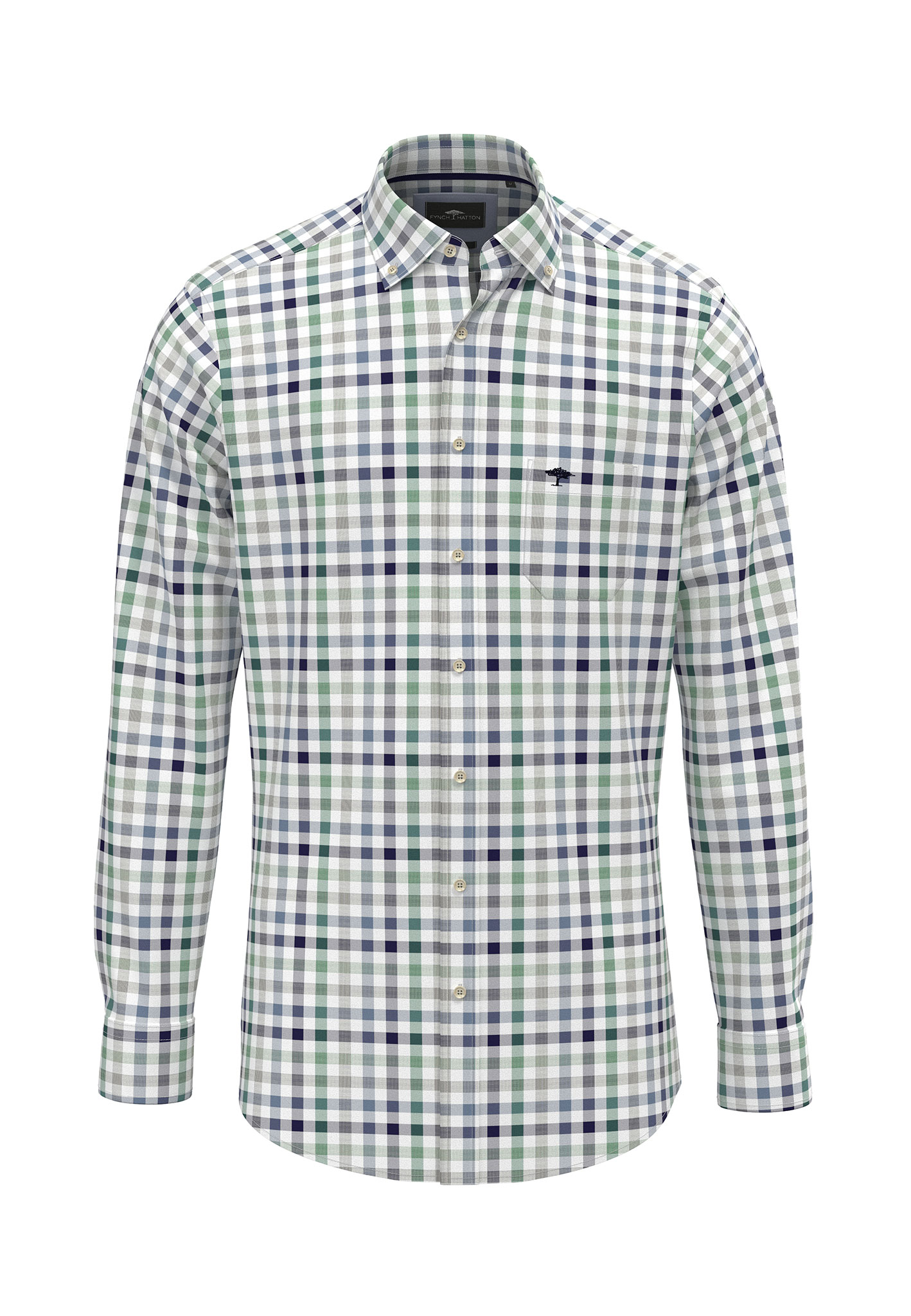FYNCH-HATTON Hemdjacke, ohne Kapuze, mit Karo Muster FYNCH-HATTON Hemdjacke, ohne Kapuze, mit Karo Muster von FYNCH-HATTON