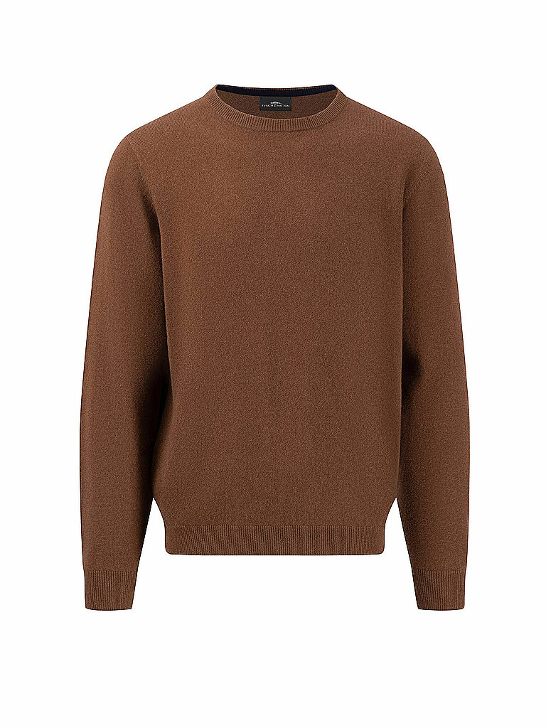 FYNCH HATTON Kaschmirpullover braun | 4XL von FYNCH HATTON