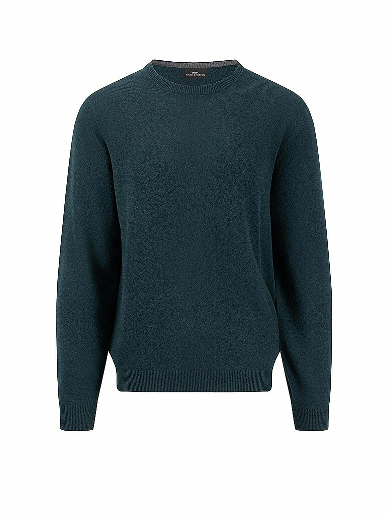 FYNCH HATTON Kaschmirpullover dunkelgrün | 4XL von FYNCH HATTON