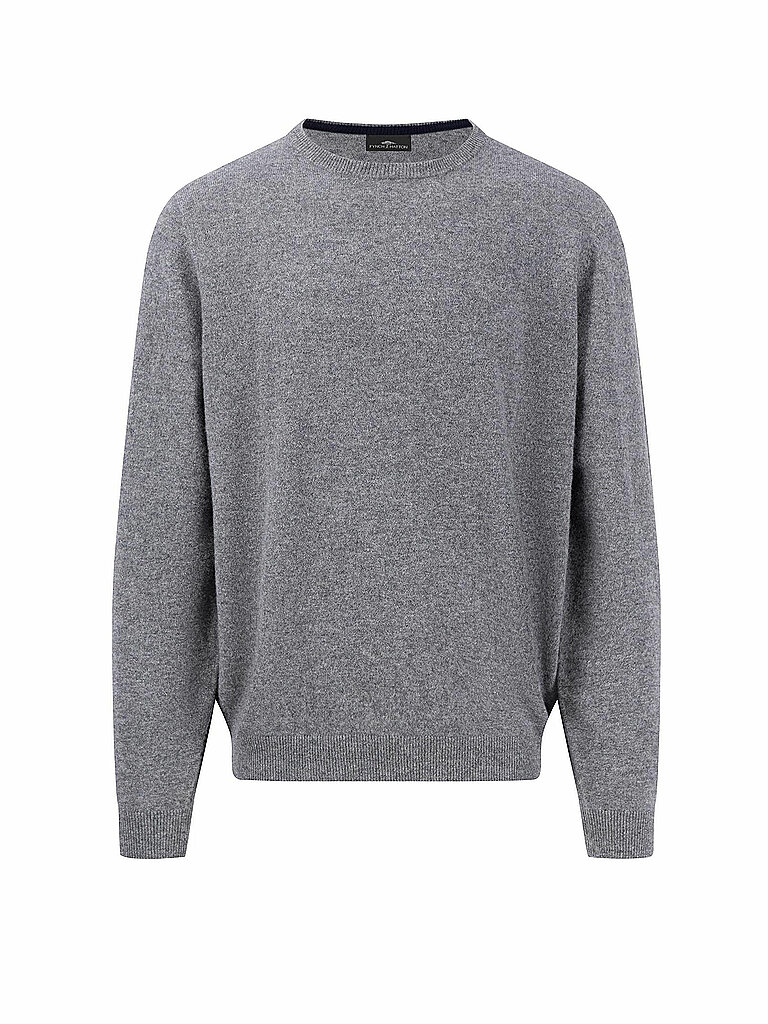 FYNCH HATTON Kaschmirpullover grau | 4XL von FYNCH HATTON