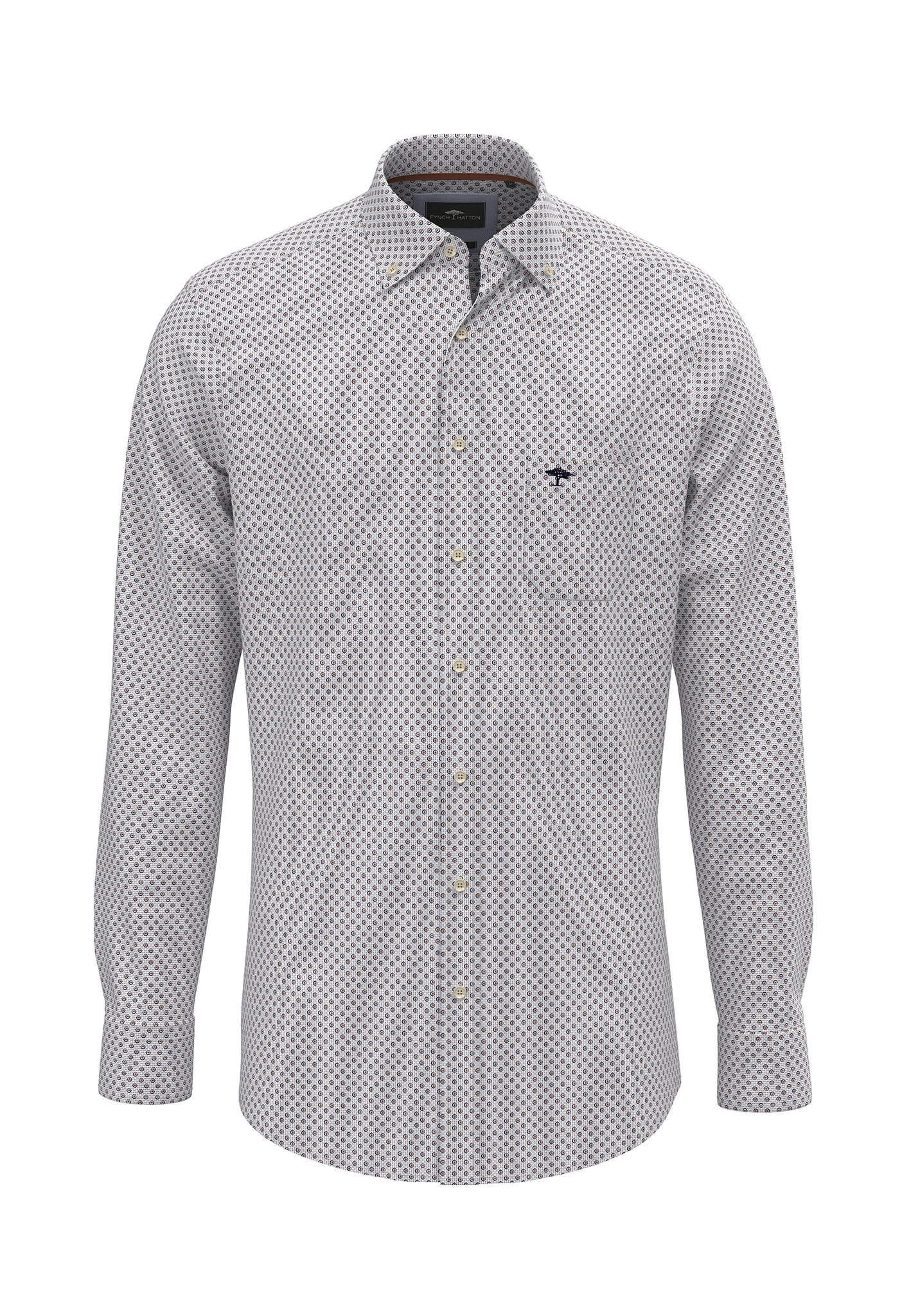 FYNCH-HATTON Langarmhemd, mit elegantem Muster FYNCH-HATTON Langarmhemd, mit elegantem Muster von FYNCH-HATTON