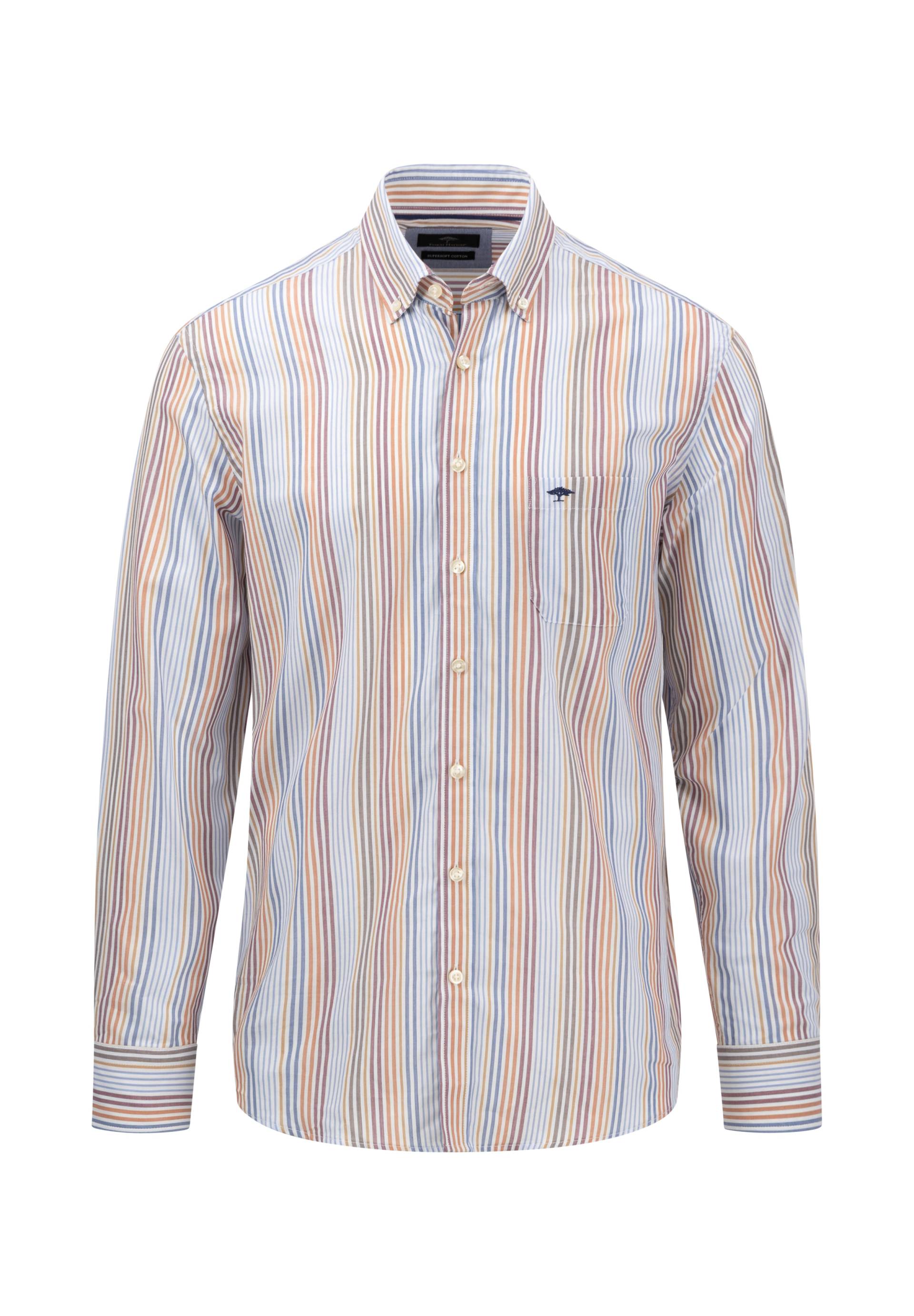 FYNCH-HATTON Langarmhemd, mit Multicolor-Streifen von FYNCH-HATTON