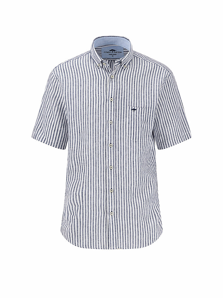 FYNCH HATTON Leinenhemd Casual Fit dunkelblau | L FYNCH HATTON Leinenhemd Casual Fit dunkelblau | L von FYNCH HATTON