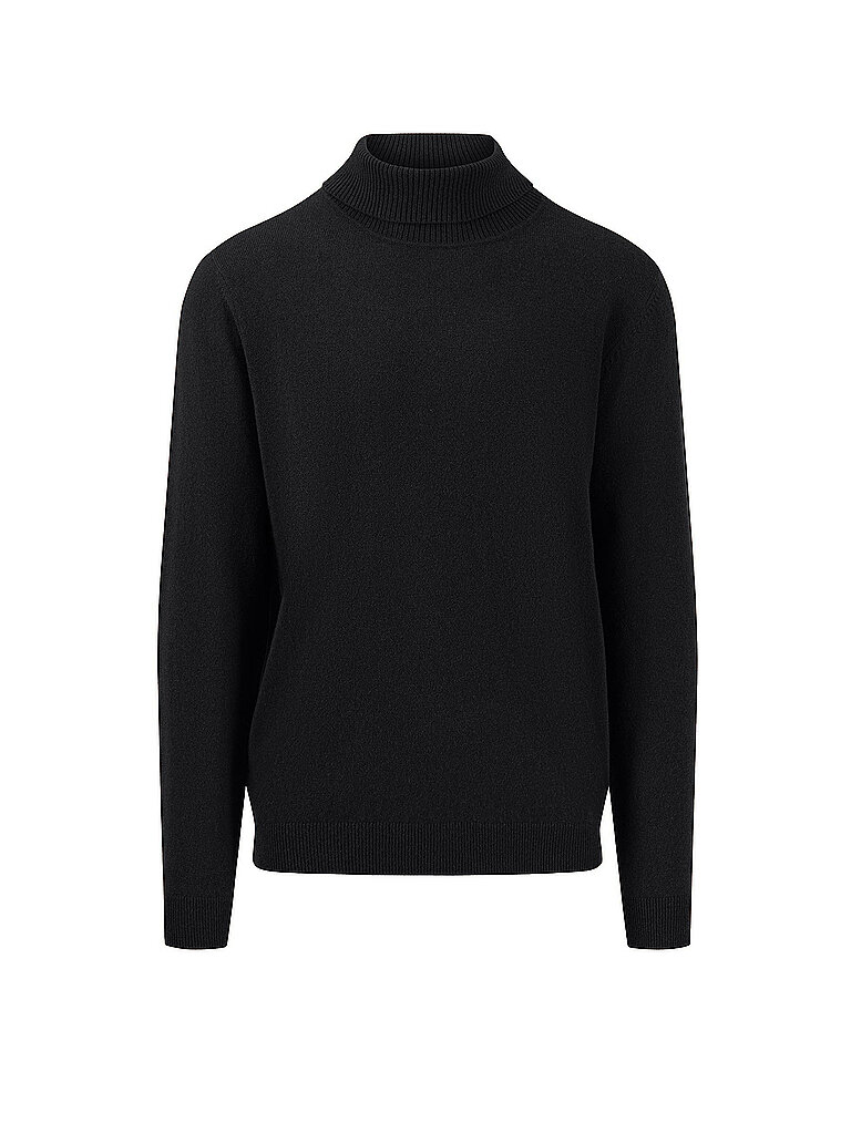 FYNCH HATTON Rollkragenpullover schwarz | 4XL von FYNCH HATTON