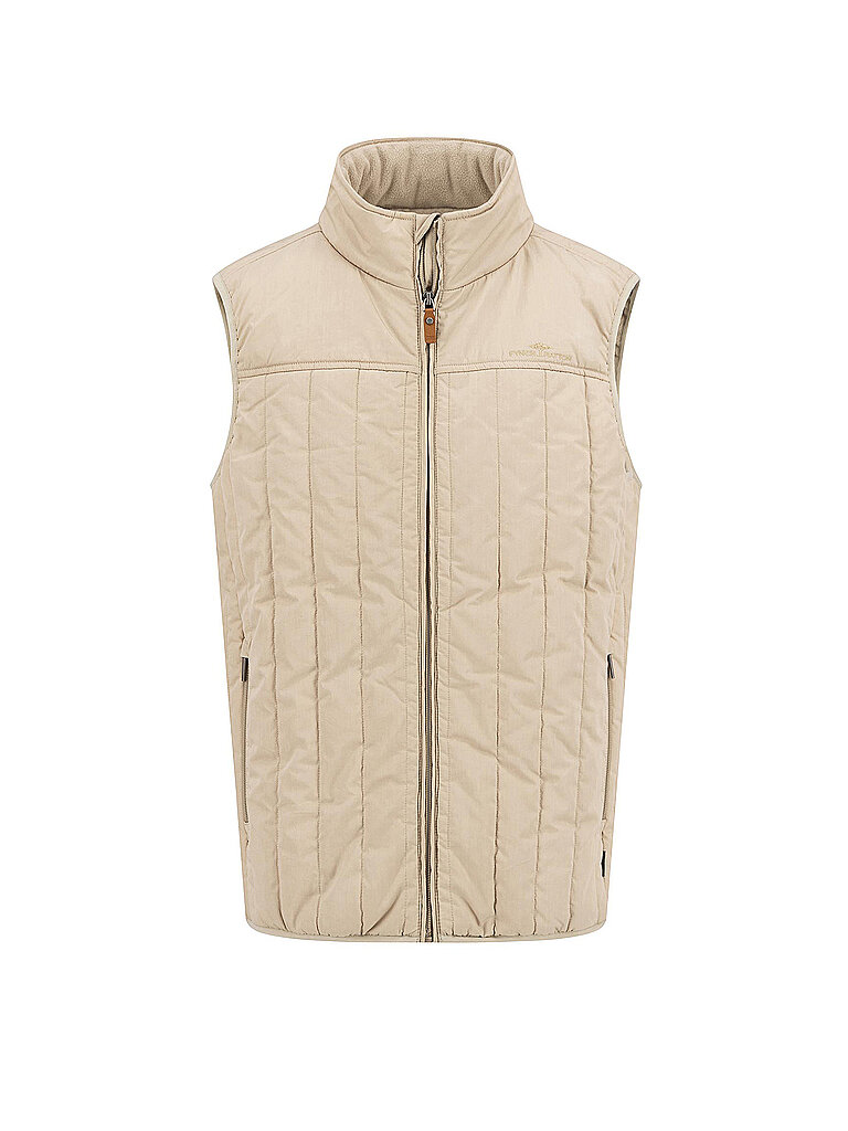 FYNCH HATTON Steppgilet  beige | 4XL von FYNCH HATTON