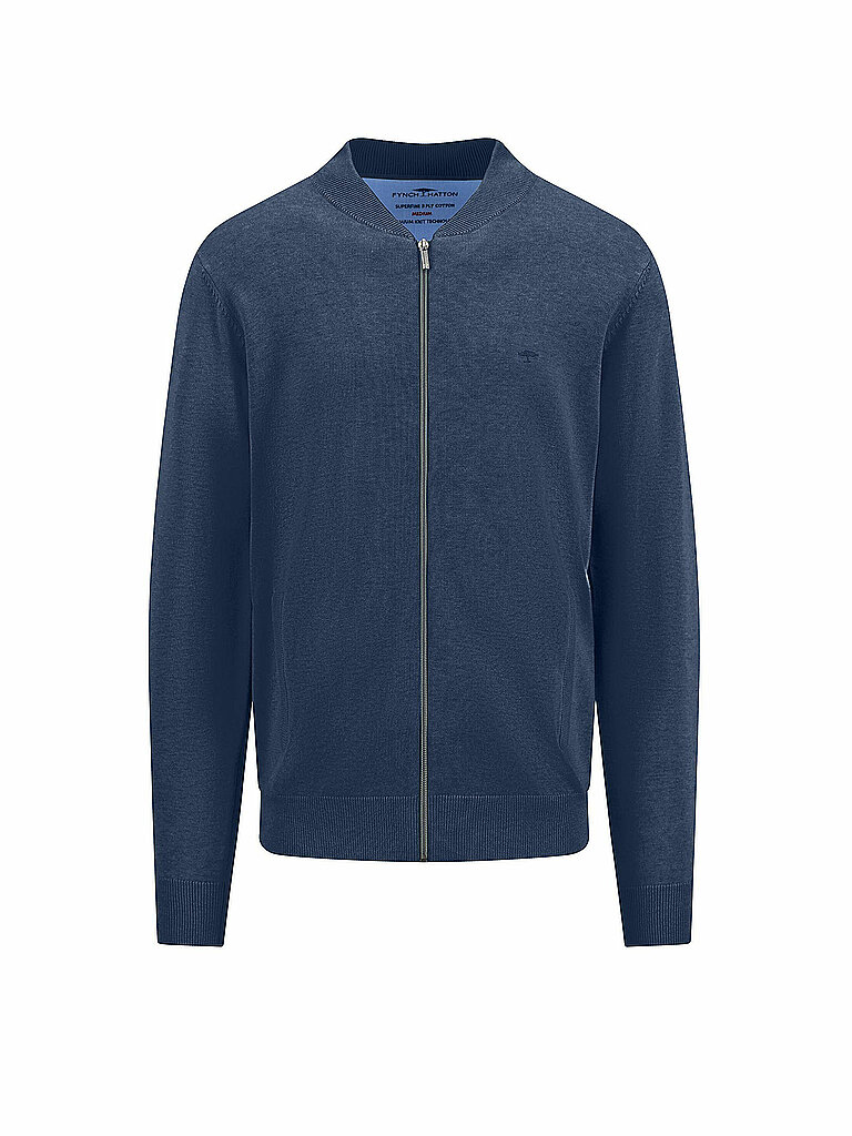 FYNCH HATTON Strickjacke  dunkelblau | L von FYNCH HATTON