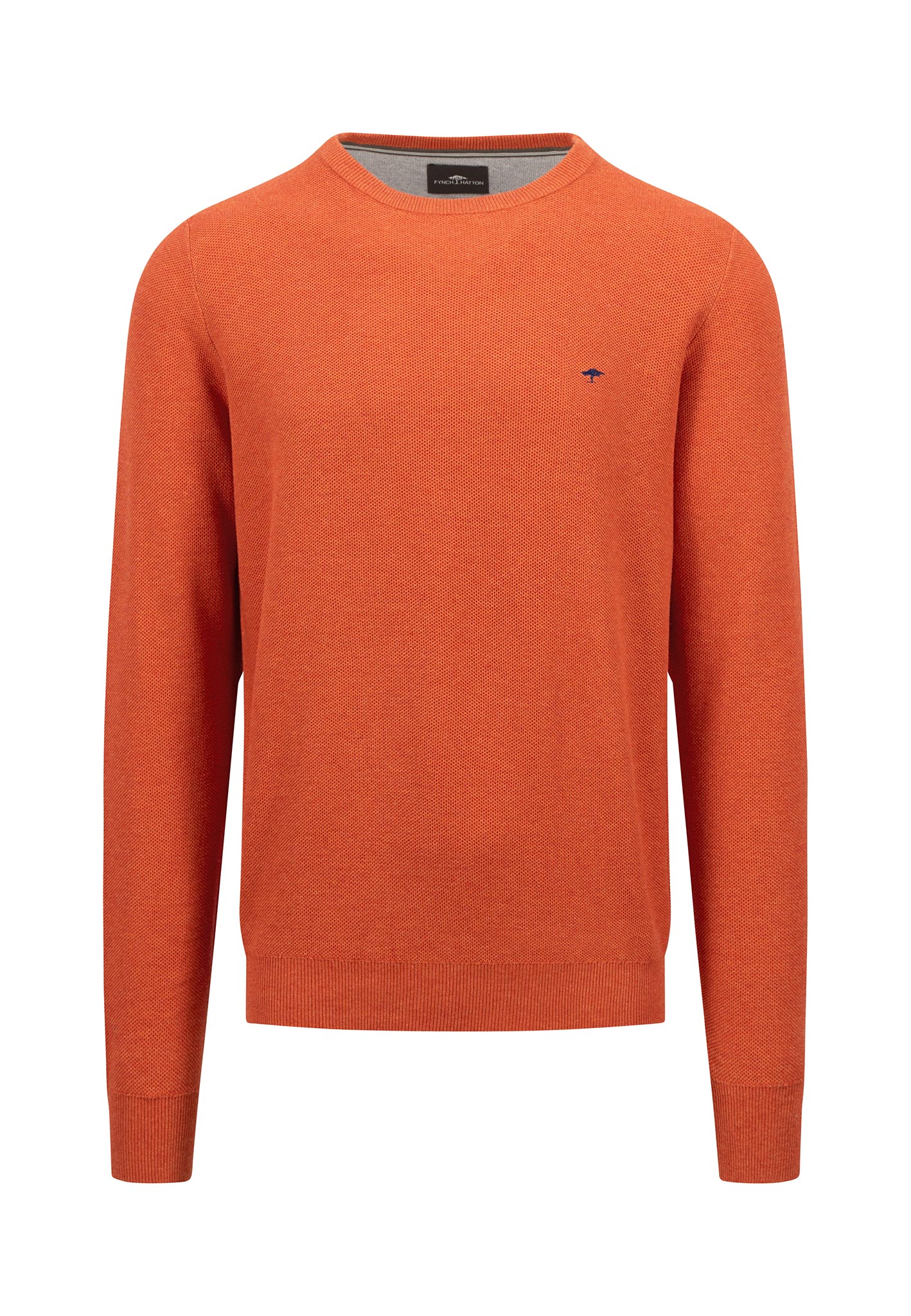 FYNCH-HATTON Strickpullover, mit Logo-Stickerei auf der Brust von FYNCH-HATTON