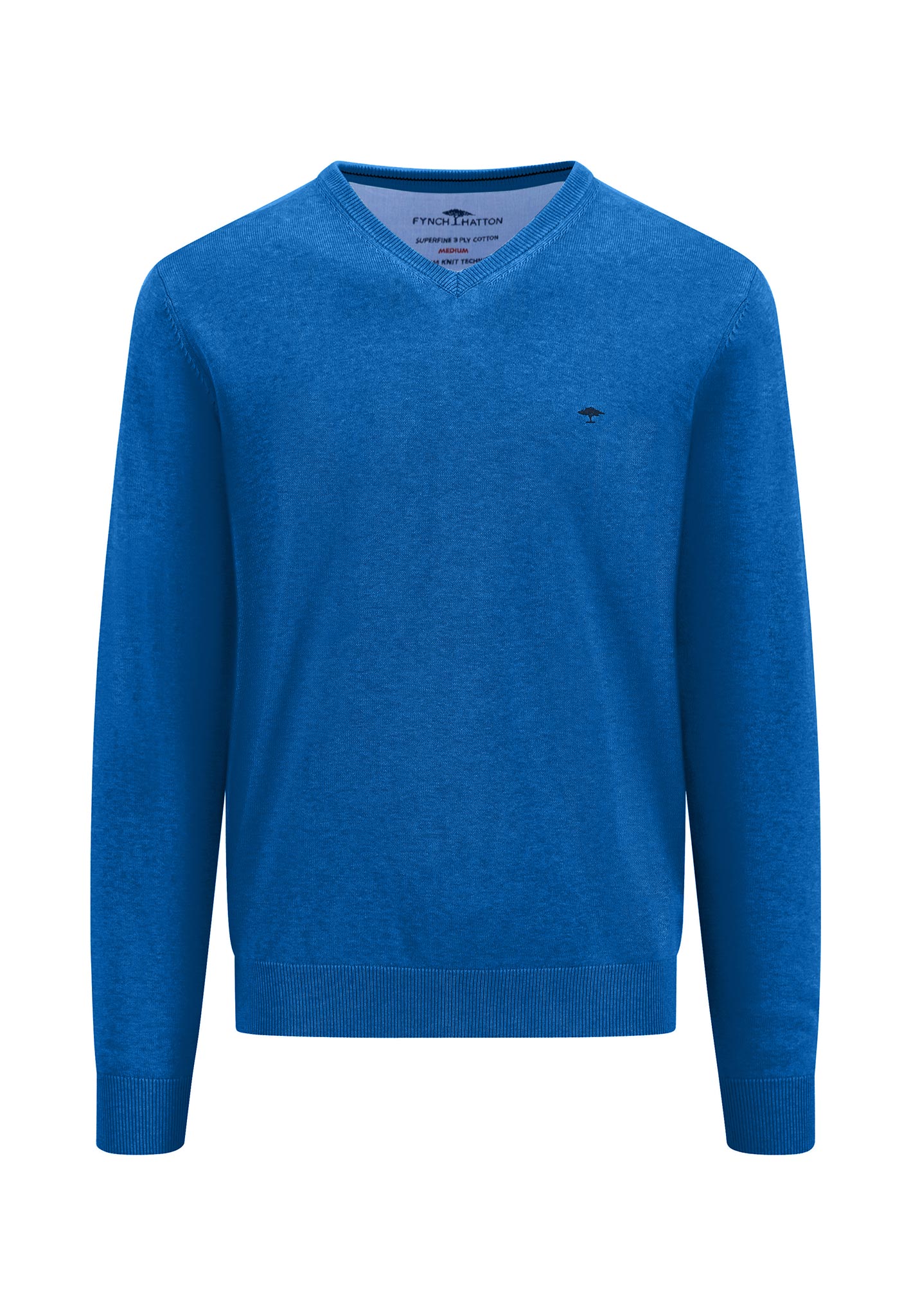 FYNCH-HATTON Strickpullover, mit Logo auf der Brust von FYNCH-HATTON