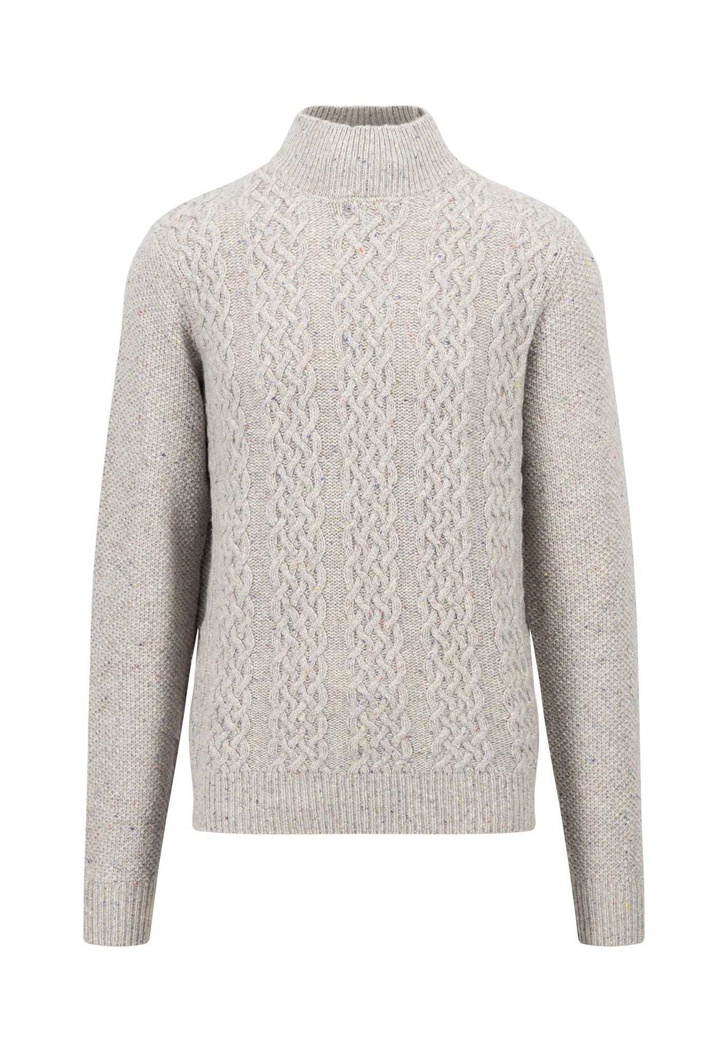 FYNCH-HATTON Strickpullover, mit Stehkragen und Zopfmuster FYNCH-HATTON Strickpullover, mit Stehkragen und Zopfmuster von FYNCH-HATTON