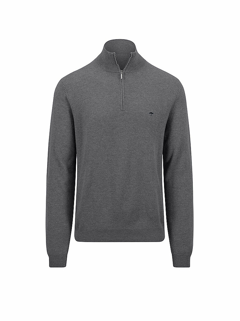 FYNCH HATTON Troyer Pullover grau | 4XL von FYNCH HATTON