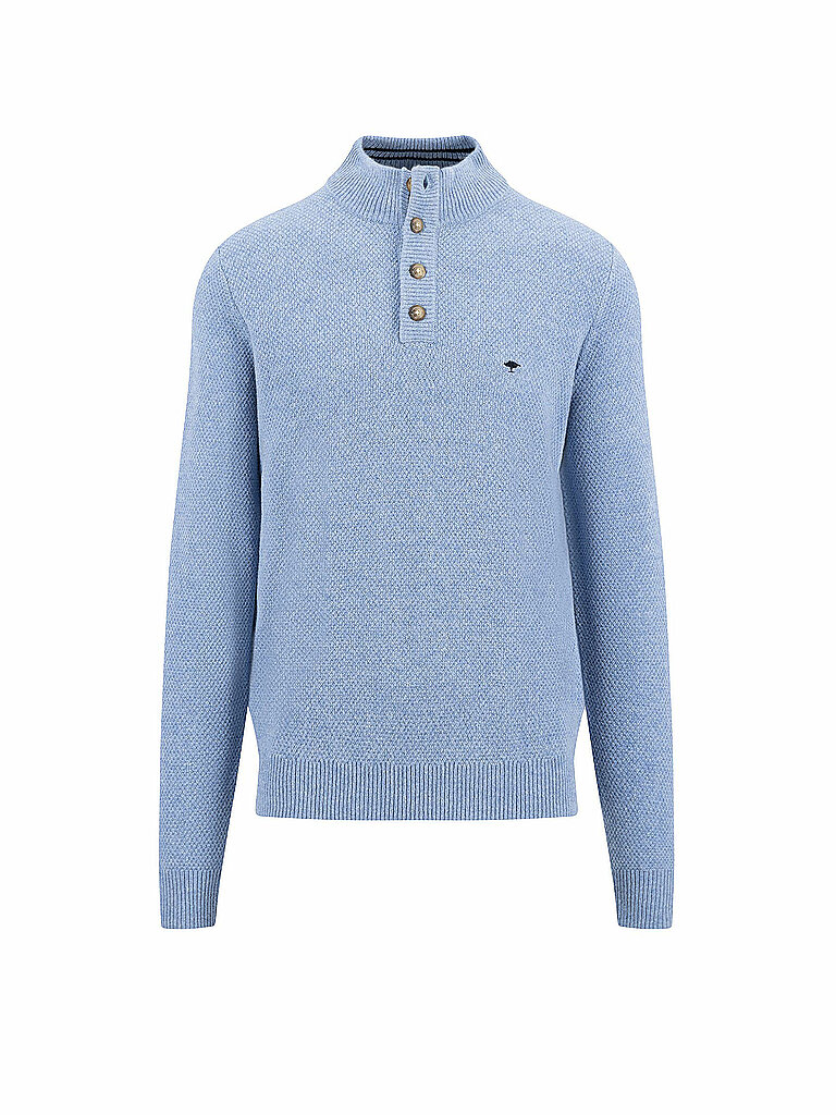 FYNCH HATTON Troyer Pullover hellblau | L von FYNCH HATTON